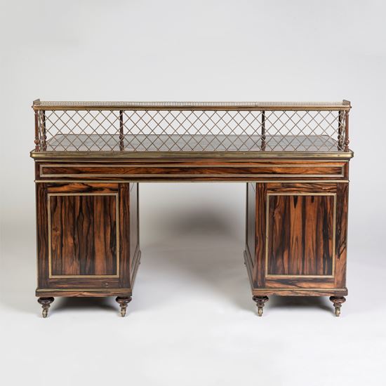 A Very Fine Writing Desk Firmly Attributed to Wright & Mansfield